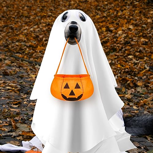 Disfraz de Fantasma Halloween para Perro Grande miniatura 7