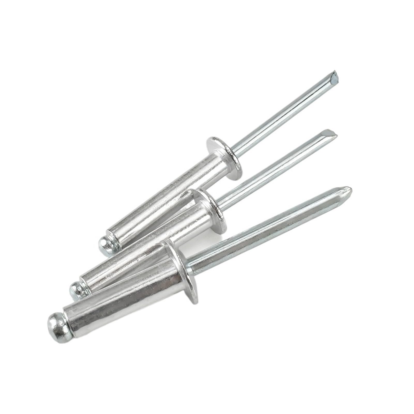 Aluminiowe nity zrywalne Nity Pop M2.4 M3 .2 Trzpień z łbem kopułkowym Gwóźdź do wyciągania wydechu(M3 (50pcs),8mm)