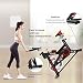 SHUOQI Bicicleta estáticas para Fitness, Bici de Spinning, Calidad Profesional, Rueda de...