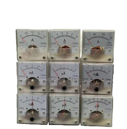 Ampèremètre à aiguille CC pour stabiliser vos micros circuits 100uA 91C4