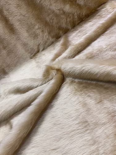 Luxurious Taupe Faux Fur Mini Shaggy Fabric - Soft 3/4" Pile - 60" Wide - Perfect for Upholstery and Crafting 6 Luxurious Taupe Faux Fur Mini Shaggy Fabric - Soft 3/4" Pile - 60" Wide - Perfect for Upholstery and Crafting - Image 5