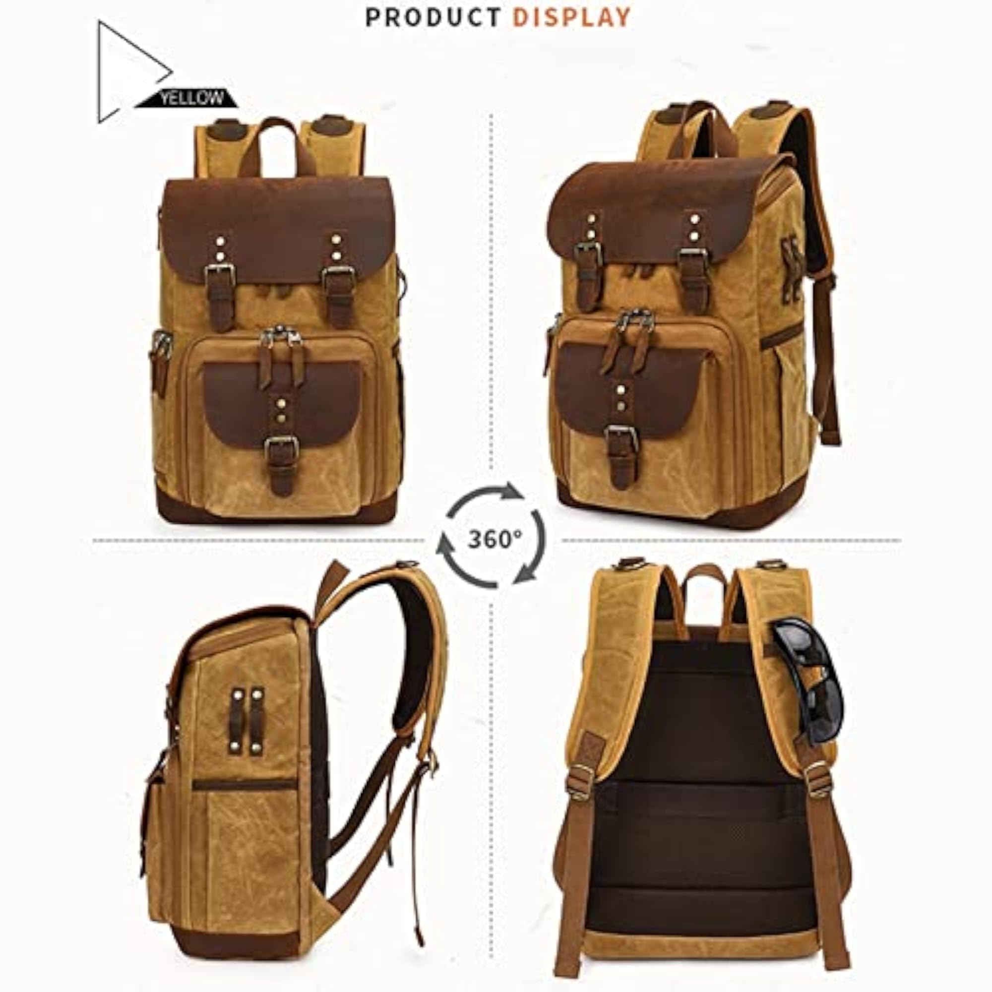 Camera Accessories Outdoor Backpack, Waterproof Photography Bag