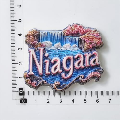 Imán decorativo 3D Niagara Falls Canadá para refrigerador miniatura 6