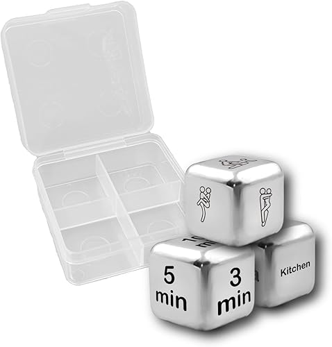 Divertido regalo de dados de Navidad para el día de San Valentín para parejas, la acción de amor determina los dados, el tiempo determina los dados