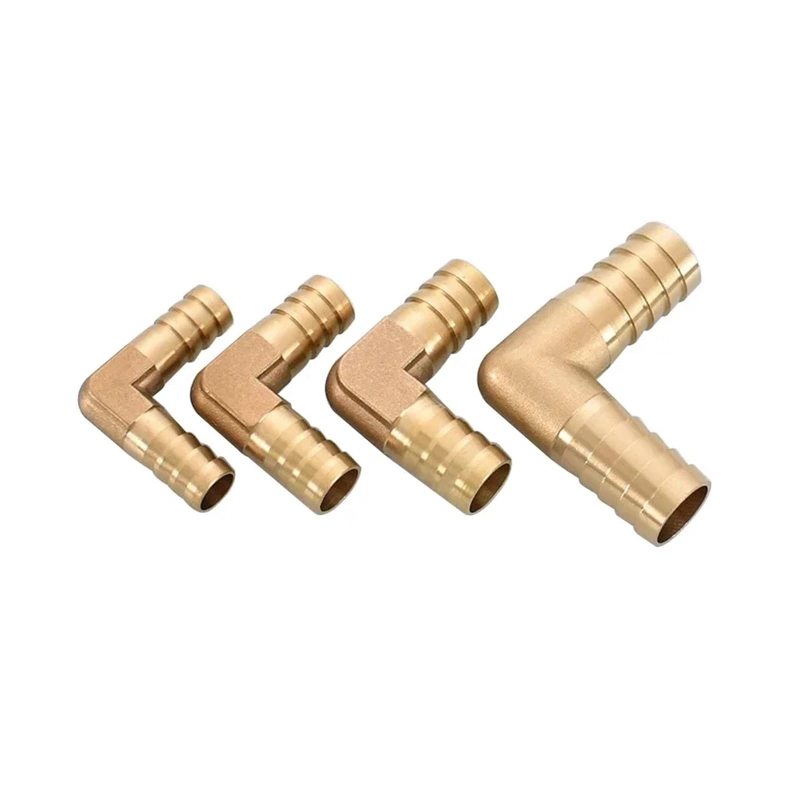 10 Stück Kupfer Pagode Wasserrohrverschraubungen Messing Widerhaken Rohrverschraubung 2 3 4 Wege Messingverbinder for 6 mm 8 mm 10 mm 12 mm 16 mm 19 mm Schlauch (Color : 4 Way, Size : 10mm (10pcs))