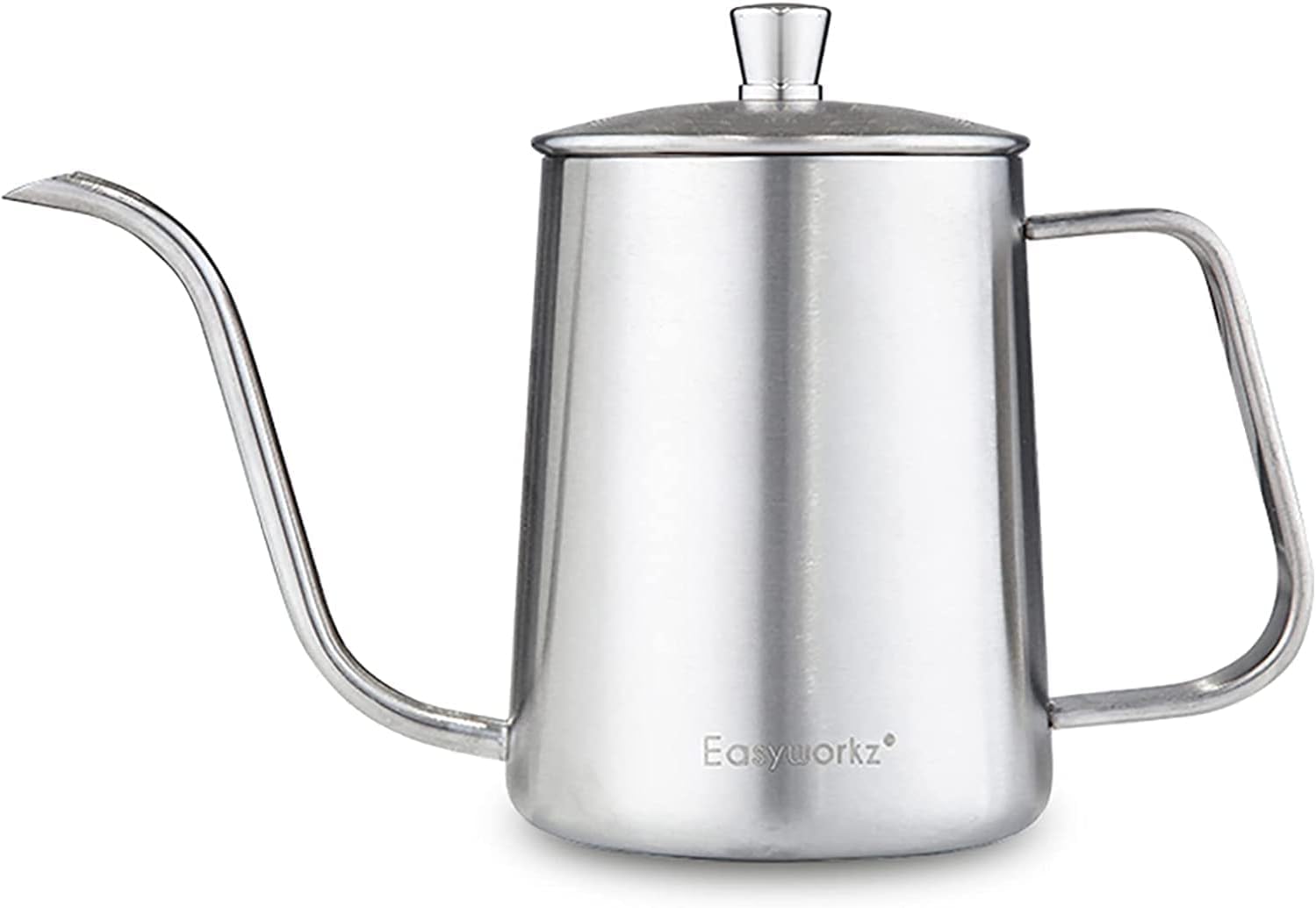Easyworkz Gage Bollitore da caffè a Collo di Cigno in Acciaio Inossidabile con beccuccio Lungo, 600 ml