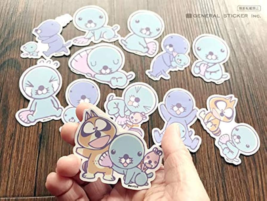 Amazon.co.jp: ぼのちゃんステッカー アライグマくんと ぼのぼの