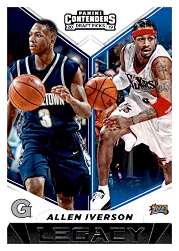 2019-20 Panini Contenders Draft Picks Legacy #8 Allen Iverson Georgetown Hoyas/Philadelphia 76ers Basketball Card