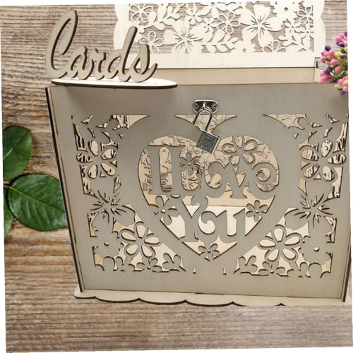 Caja de madera para bodas donde proteger los deseos más alegres de tus invitados 8