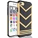 iPhone 8 Case, iPhone 7 Sturdy Case, Tekcoo [Varmor] Shock Absorbing [Champagne Gold] Bumper Hard Hybrid Slim Cute Luxury Cases Cover [Scratch Proof] Plastic Shell + TPU Rubber Inner