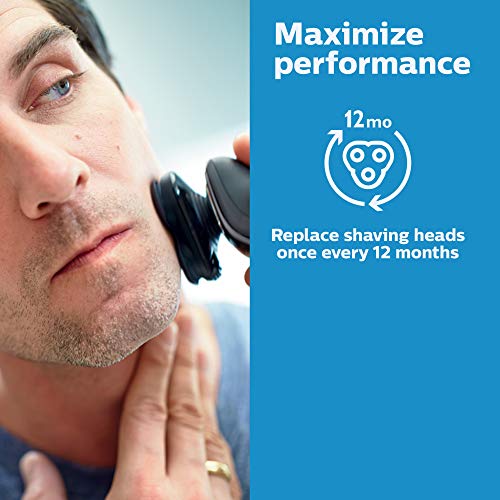 Philips Norelco SH50/52 Genuine Shaving Heads, Compatible with Philips Norelco Shavers Series 5000 and 6000, Powerful Performance, Self-Sharpening, 3 Pieces by Norelco - Image 3