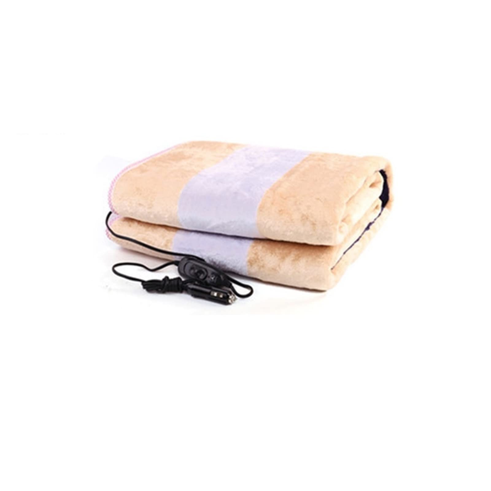 Manta calefactable for coche Manta calefactora eléctrica for coche Almohadilla de manta calefactora for el hombro Cuello Mantón de calefacción móvil Manta eléctrica de carga USB Manta eléctrica