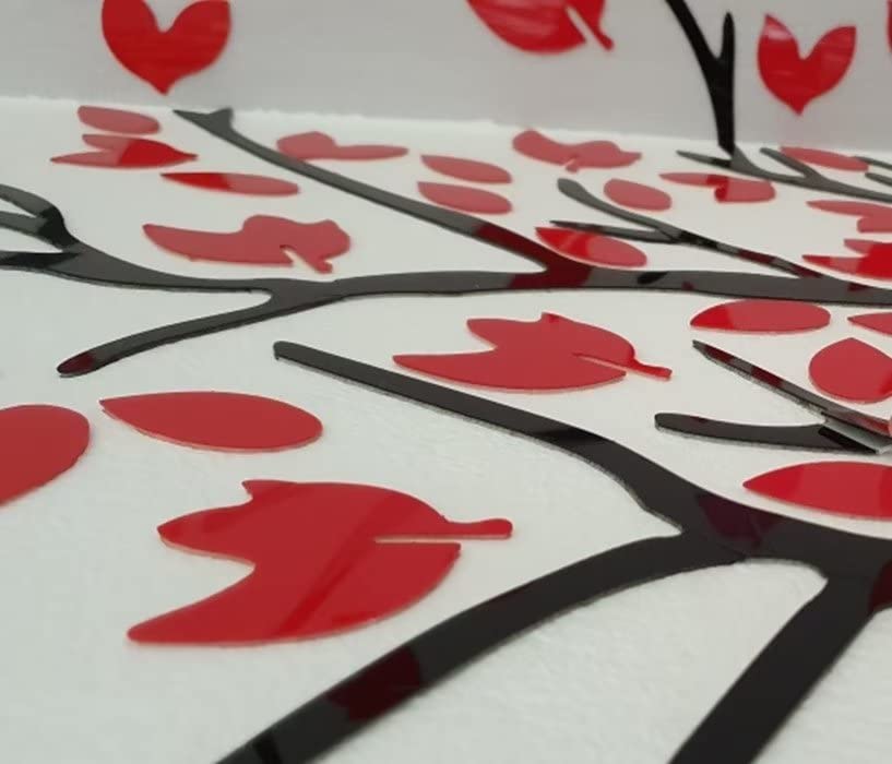 Famiglia Albero Adesivo Da Parete Con Uccellino & Cornici Per - Foto 2