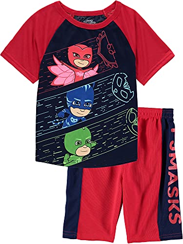 PJ Masks Short Sleeve T-Shirt and Shorts Pajama Lounge Set