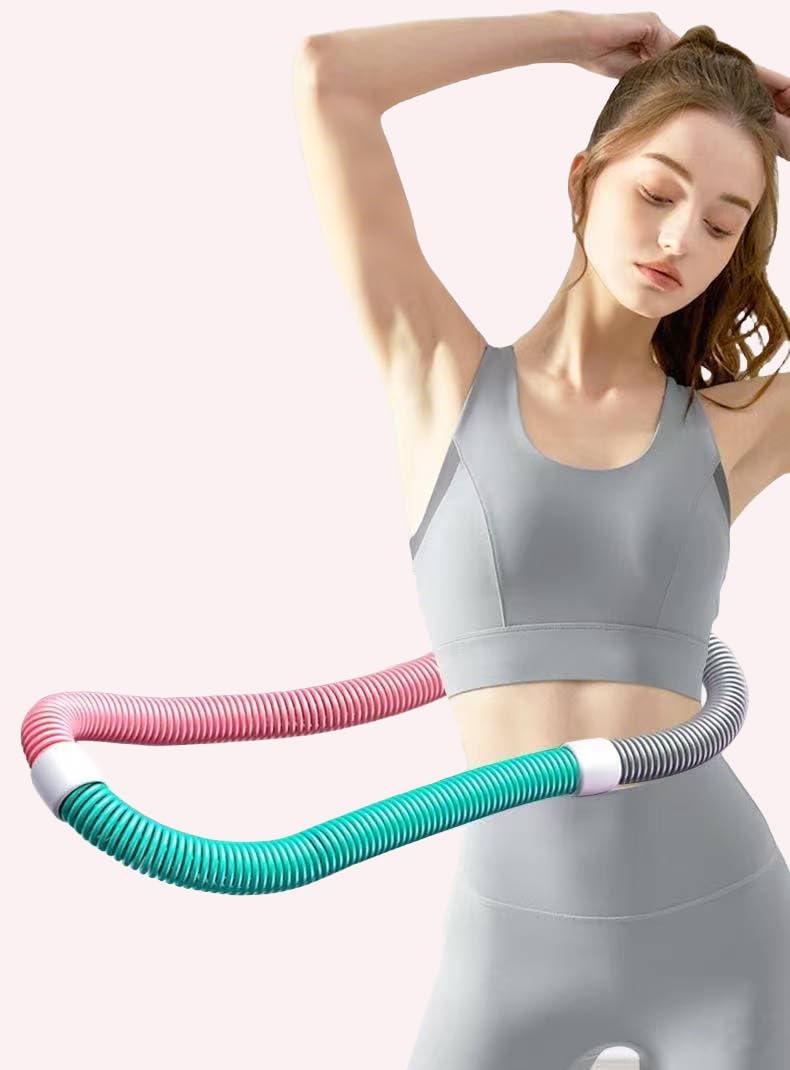 Spring Hula Hoops Have Multiple Functions for Exercise. Children can Exercise Their Bodies and Adults can Also use Them to Lose Weight