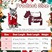 Hunde Weihnachtskostüm, Hundekostüm Weihnachten, Hundemantel für 4.5-8kg Groß Mittel Große Hundebekleidung Weihnachtsmütze, Weihnachtsmann Rentier Kostüm für Hunde, Weihnachtspullover Haustier Hoodie