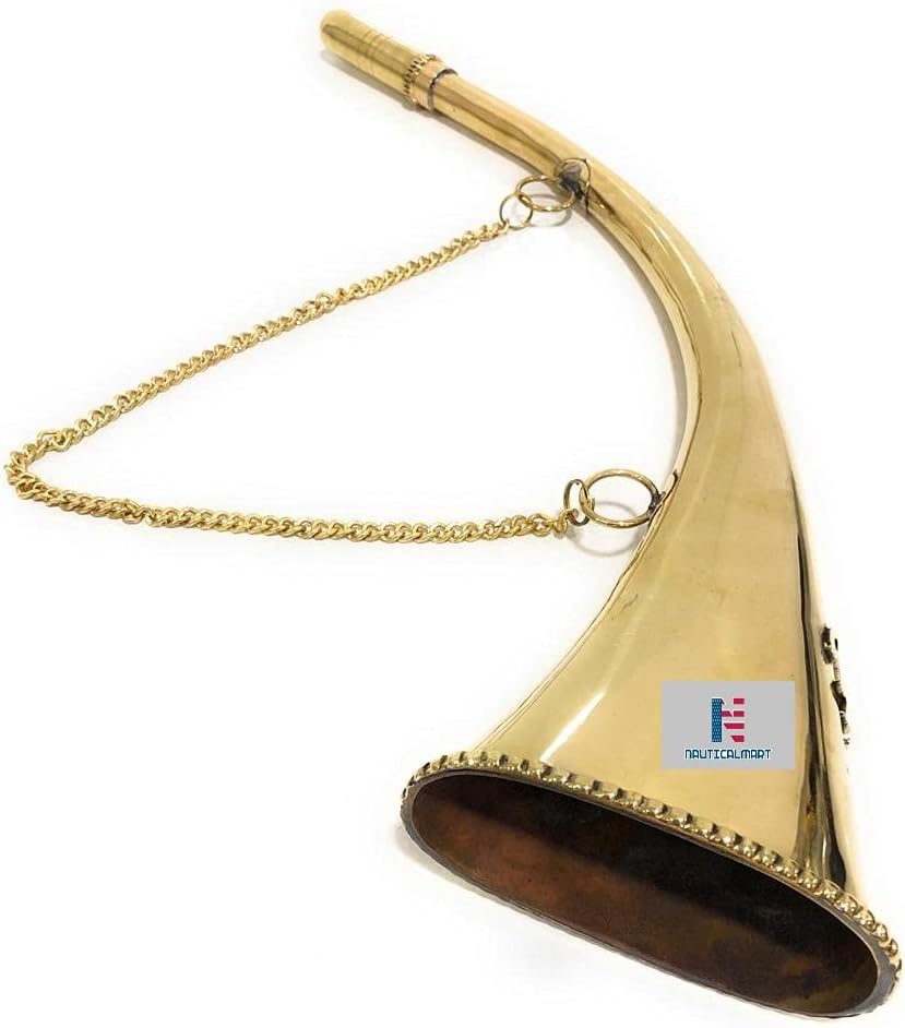 Nautical Brass Fog Horn Marine Signal Whistle Vintage Reproduction Clear Sound Horn