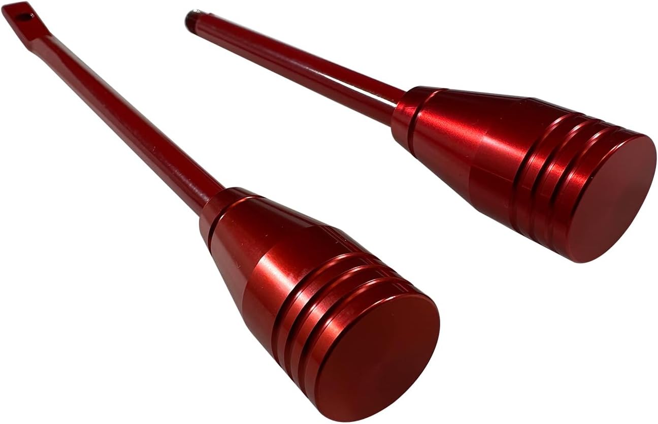 Red Billet Aluminum Column Shifter Turn Signal Lever Hazard Tilt Kit Compatible with GM 1967-1994 Chevy Buick Oldsmobile Pontiac Cadillac