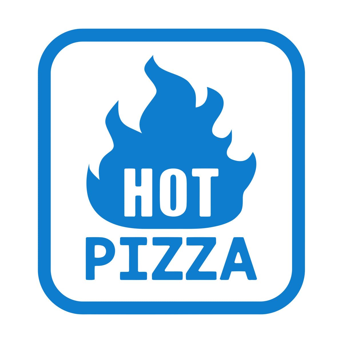 Pizza Wall Decal Pizzeria Sticker Pizza Wall Sticker Food Lover Gift Vinyl Letter Pizza Window Sticker Pizza Lover Decal Extra Large - 60x64cm