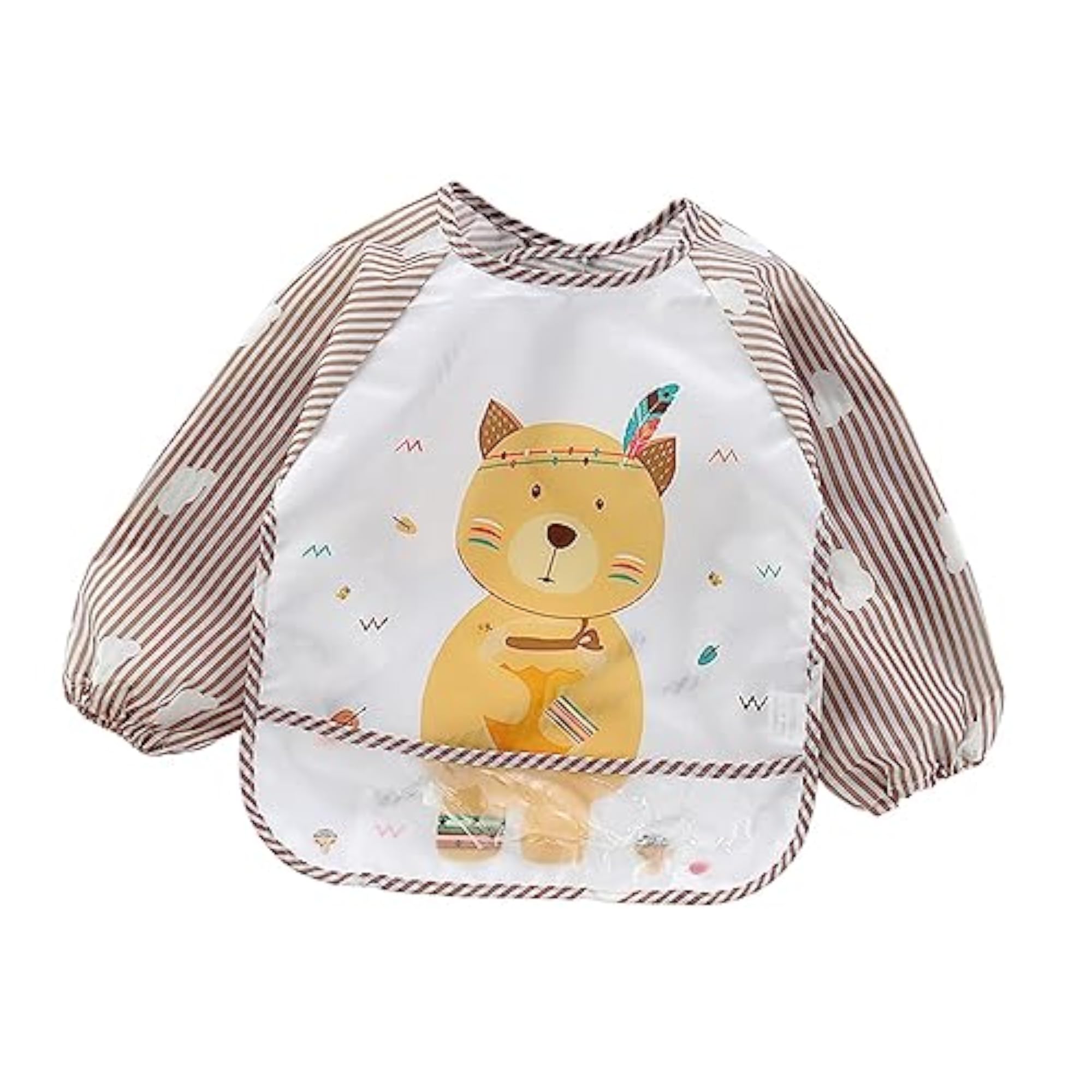 Art Smock Apron with Pocket, Waterproof for Toddlers