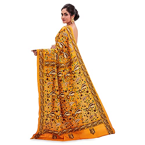 PRANTIKA kantha stitch silk saree – image 2