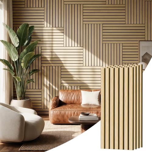 PIWA Acoustic Oak Slat Panels