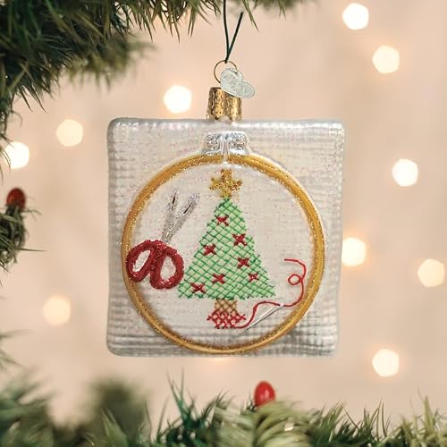 Old World Christmas Christmas Cross Stitch Tree Ornament