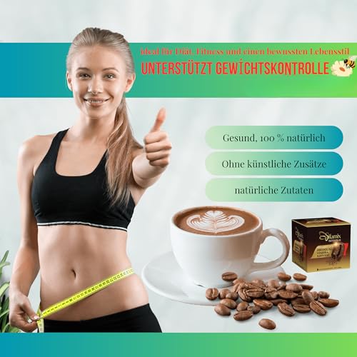 Premium Şifamix Zichorien, Propolis & löslicher Arabica Instant Kaffee zum Gewichtsmanagement | Unterstützt die Gewichtskontrolle und 100% Natürlich | Fit & Vital, Sanfter Genuss für Körper