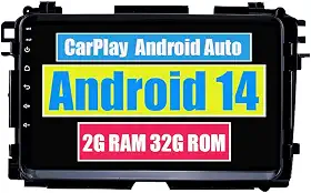 RoverOne Central Multimídia para Honda Vezel HRV HR-V 2014 2015 2016 2017 com CarPlay Android Auto Navegação GPS Bluetooth Radio Estéreo WiFi