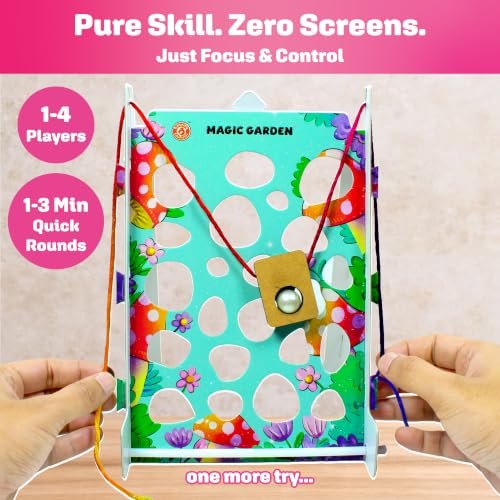 Image of Butterfly Edufields Twisty Escape Board Games for Girls Adults Families | Table Top Games for Girls 7-14 Years | 5in1 Arcade Desk Game | Gift for Kids, Teens & Adults Ages 6-99