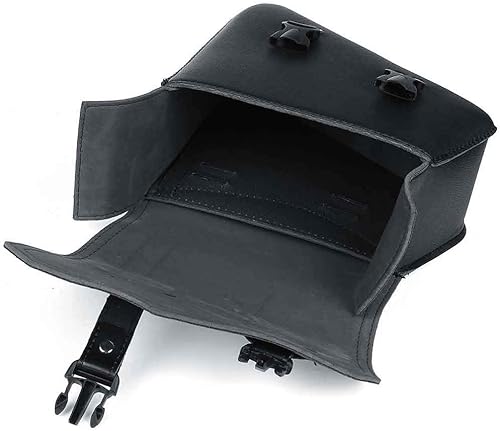 Miniatura 6 de Vechkom - Alforjas vintage universales para motocicleta, de poliuretano, impermeables, de gran capacidad, bolsas para scooter, Honda, Suzuki,