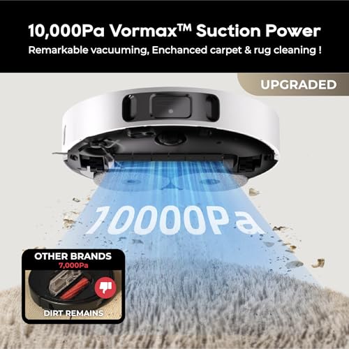 Image of Dreame L10s Ultra Gen 2 Robot Vacuum with Mop, 10000Pa Suction, LiDAR Obstacle Avoidance & MopExtend Technology, Auto Mop Washing&Drying, Self-Emptying&Refilling, 10.5mm Mop Lifting