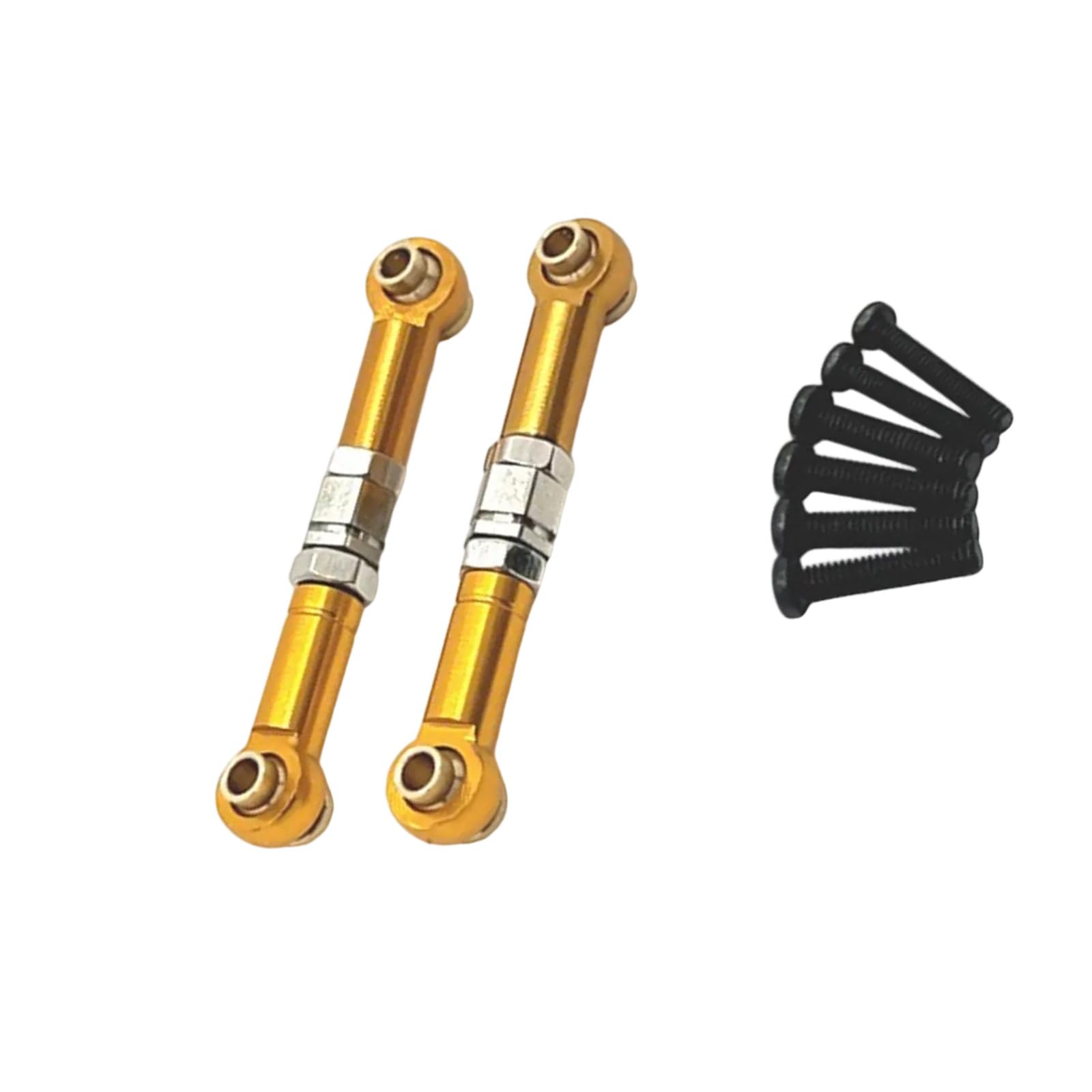 DRAGONRUN High Precise Aluminum Alloy Steering Linkage Arm Tie Rod for Remote Control Car Suitable for 1/14 14209 14210