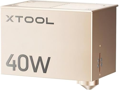 xTool S1 40W Laser Module for xTool S1 Laser Engraver, Laser Module Laser Output 40W (40000mW), High Power Cutting Efficiency, 18mm Wood, One-pass Cut