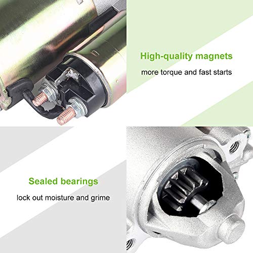 Scitoo Starters Sfd0041 6642 Fit For Ford Taurus For Mercury Sable 2000 2001 2002 2003 2004 2005 3.0L (182) V6 6642 #TOP3