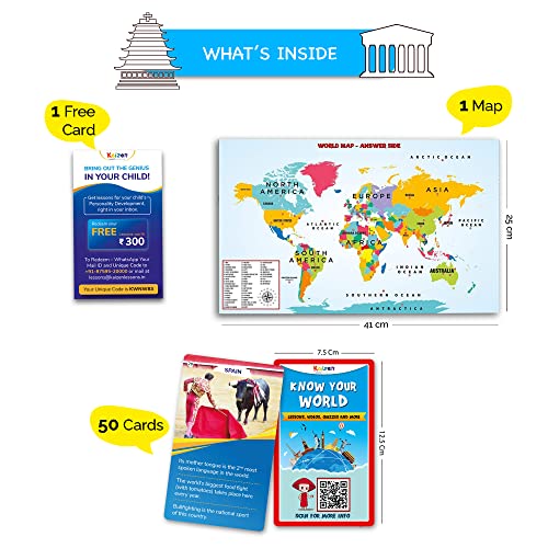 Image of Kaizen MicroLessons Kid Smart Card Game. (Know Your World Smart Cards)