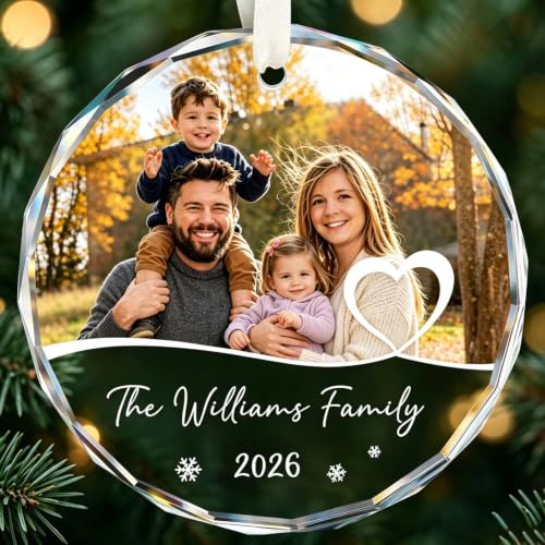 Personalized Christmas Ornaments, Family Christmas Ornament 2026