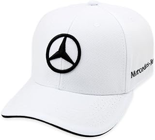 Boné Mercedes Masculino Feminino Aba Curva Fitão