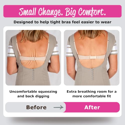 Image of Fashion First Aid Brah! Extenders (3-Pack) - Adds Security, Breathing Room to Tight Bras - Soft Microfiber Bra Extender Pack