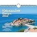 Reisezauber Europe Calendrier mural DIN A5 pour 2022 Europe ville et pays – Coffret cadeau comprenant 1 calendrier, 1 carte de vœux de Noël et 1 carte de vœux (3 pièces au total)