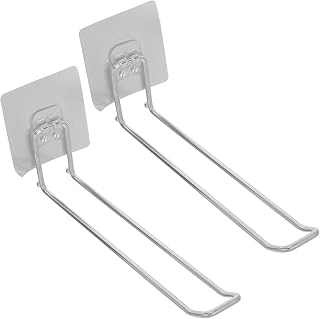 KALLORY 2pcs Self Adhesive Bird Feeder Hanging Hook for Window and Balcony, Waterproof Abs Material with No Drilling and Space Saving Design, for Bird Feeders and Plants