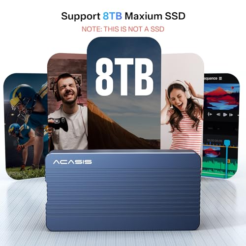 Image of ACASIS 40Gbps M.2 NVMe SSD Enclosure, TBU 405 for M1 M2 Pro /Max, Compatible with 、USB4 /USB3.2 /3.1 /3.0 /2.0, M.2 Enclosure Support 2280 /2260 /2242 /2230 (TBU405)