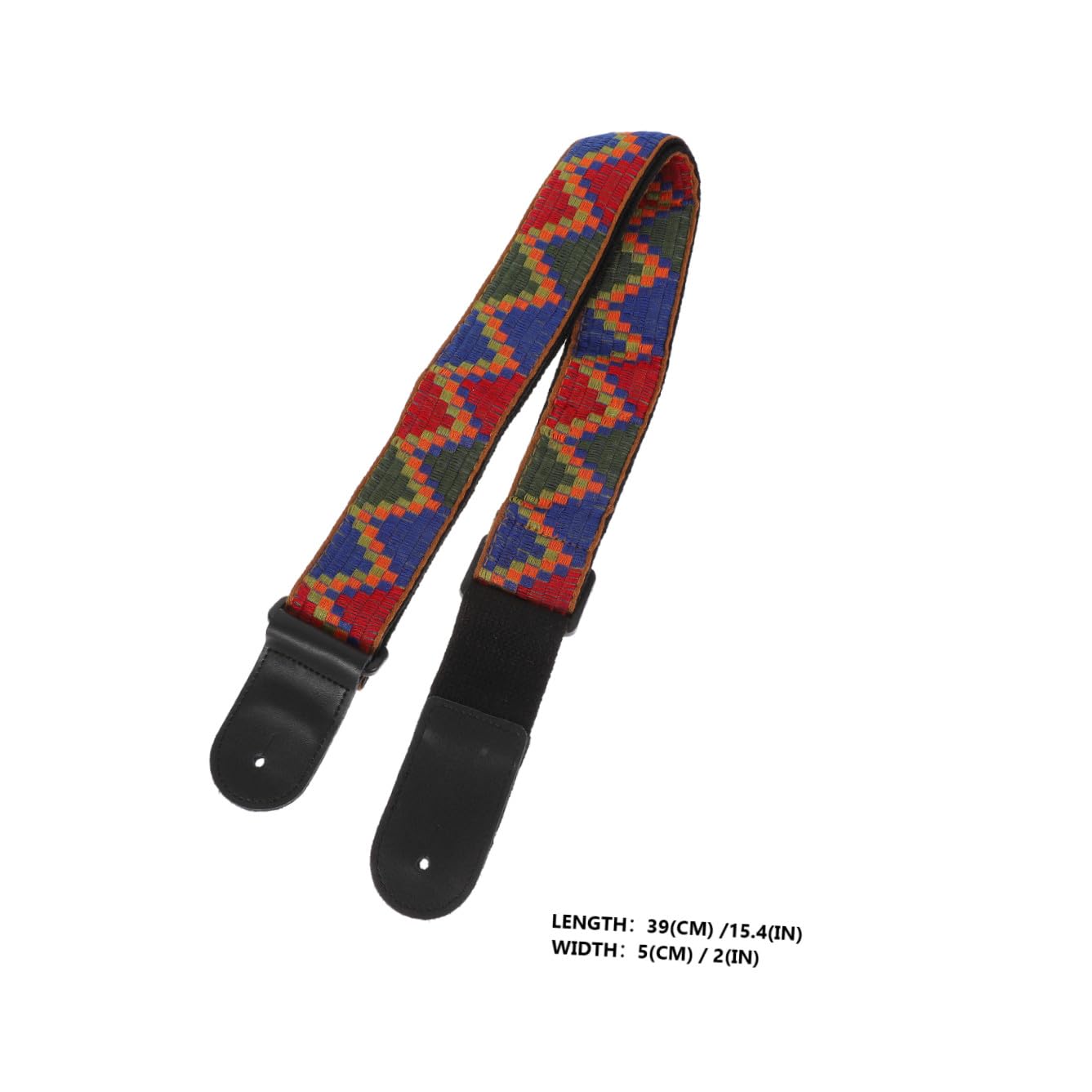 VICASKY 3 correas de guitarra bohemias hechas de material duradero, ajustable y duradero para guitarra y ukelele, diseño de impresión de moda para músicos con estilo