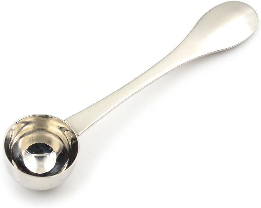 LUKUPONE Stainless Steel Measuring Spoon, Long Handle Scoop for Measuring Coffee, Grains, Protein, Spices and Other Dry Goods, Capacity 10ml