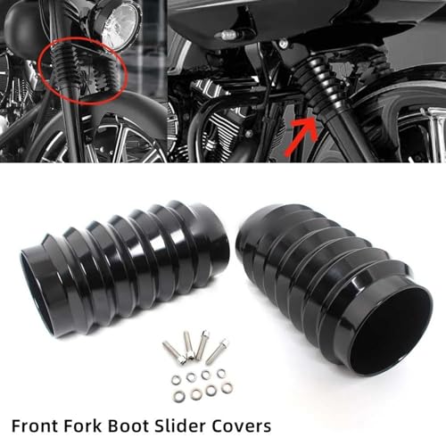 Couverture amortisseur moto et protection de fourche pour Harley Electra Glide 1986-2013 - 3