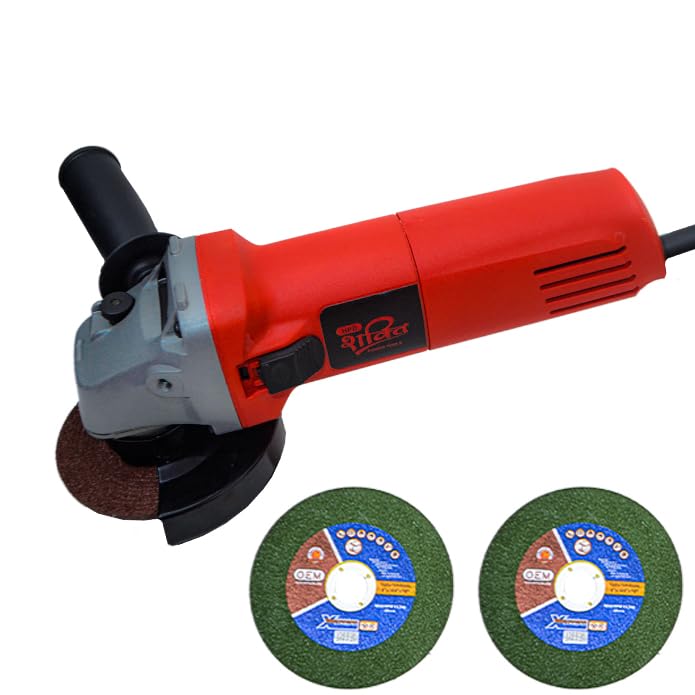 HPD Shakti Angle Grinder With FREE (2 Metal Cutting Wheel of Professional Quality) Heavy 710 Watt Copper Motor 4 Inch / 100MM | Hand Cutter for Grinding, Cutting, Polishing RED 6100 Model (B09VGHKM2H) Amazon Price History, Amazon Price Tracker