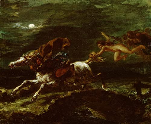 Impression d'art Delacroix Chanter Tam O affiche de décoration murale 60x90cm