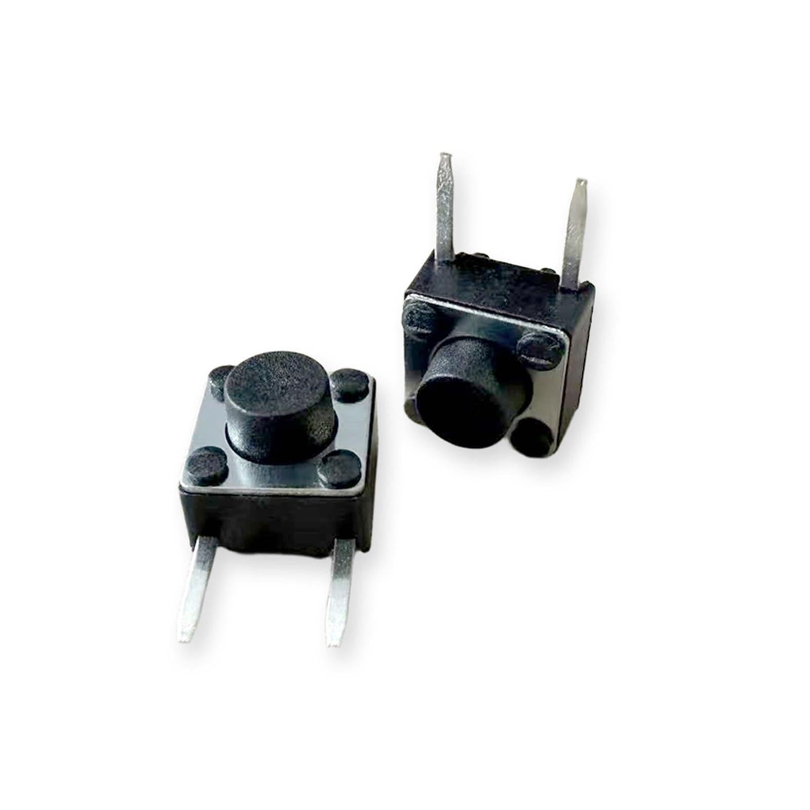 Interruptor táctil 6x6 con contactos de cobre de alta conductividad y pulsación precisa de 5.3mm