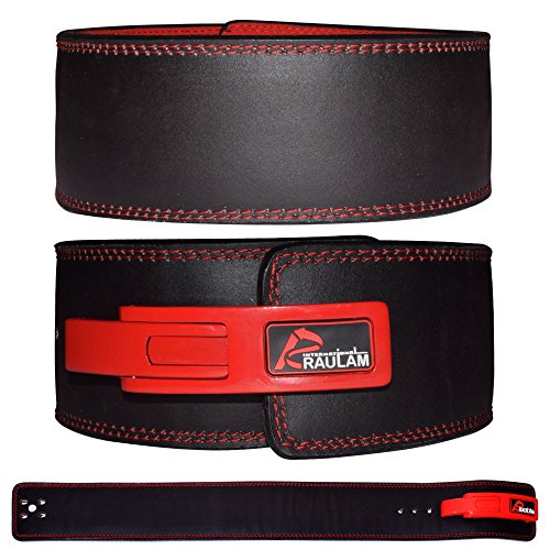 RAULAM INTERNATIONAL Lever Belt -Weight Lifting Lever Belt/Power Lifting Lever Belt/Buckle Belt