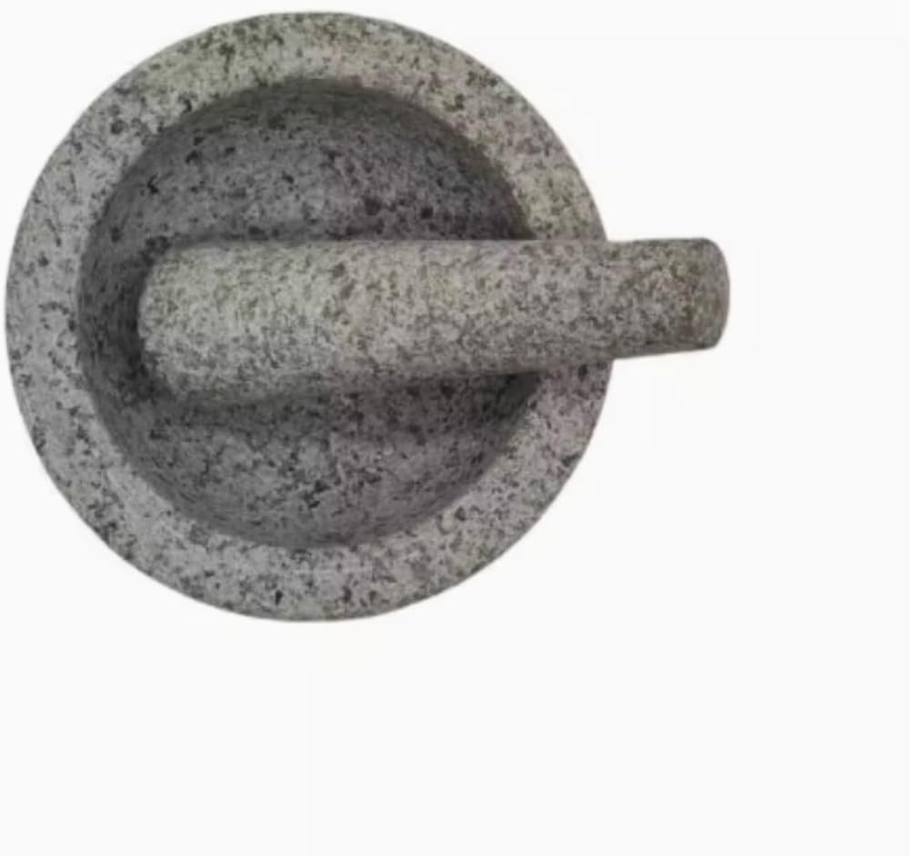 Mortar and Pestle Set Rock Grinder Manual Garlic Masher Stone Mortar Spice Jar Garlic Masher Pestle Set Seasoning Spice Tools